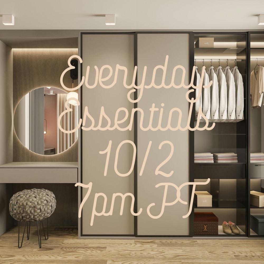THANKS FOR PARTYING Everyday Essentials Posh Party 10/2 @7pm